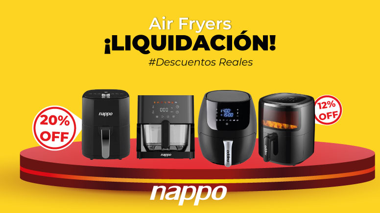 Liquidación Air Fryers Nappo