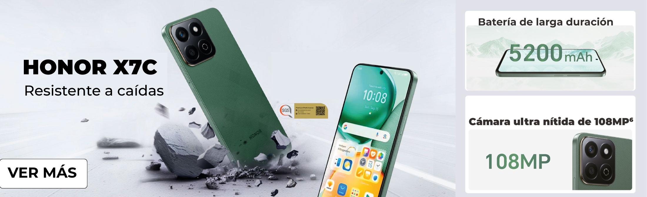 Comprá tu Celular Honor x7c - Resistente a caídas y al agua