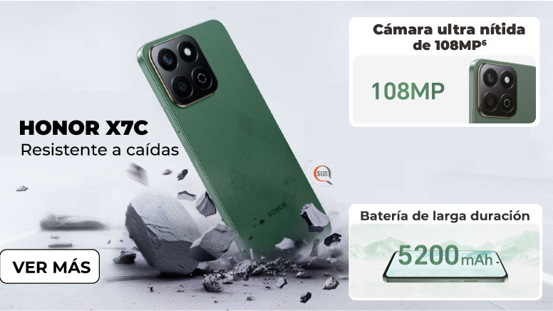 Comprá tu Celular Honor x7c - Resistente a caídas y al agua