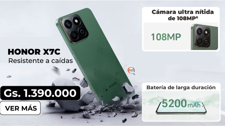 Comprá tu Celular Honor x7c - Resistente a caídas y al agua