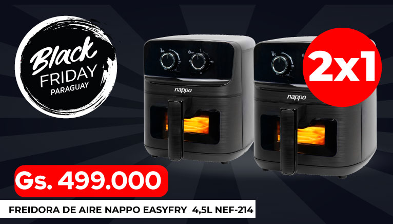 2x1 Freidora Nappo EASYFRY 4,5L NEF-214