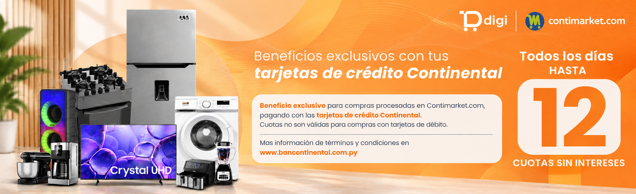 Contimarket_12 Cuotas sin intereses