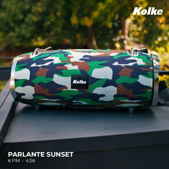 PARLANTE KOLKE SUNSET 2 BT 5.0 KPM-436 CAMUFLADO