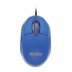 Mouse Óptico KOLKE KEM-340 (Azul) Blister