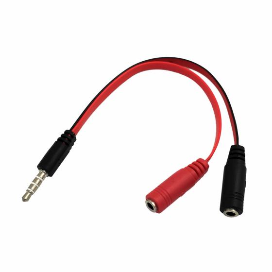 Auricular Gamer KOLKE Dark KGA-472 Negro/Rojo