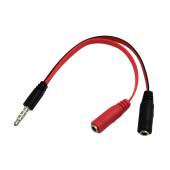 Auricular Gamer KOLKE Dark KGA-472 Negro/Rojo