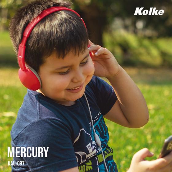 Auriculares Con Micrófono KOLKE Mercury KAU-097 Rojo