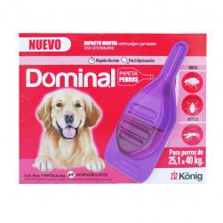 Pipeta Dominal Perros Antiparasitario externo Konig - Perros de 25 a 40kg
