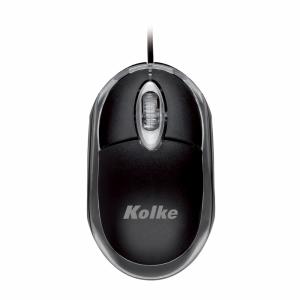 Mouse Óptico USB KOLKE KM-117 con Luz (Negro)