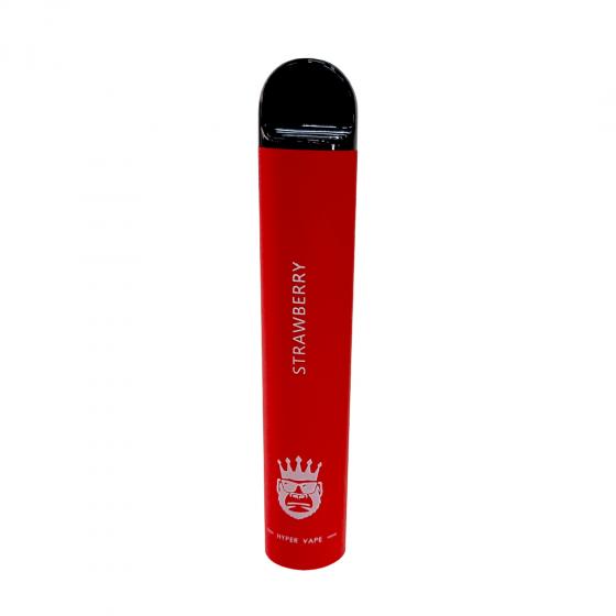 Pod Hyper Vape Strawberry Extra - 1500 puffs
