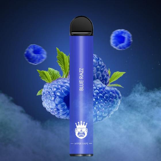 Pod Hyper Vape Blue Razz Extra - 1500 puffs