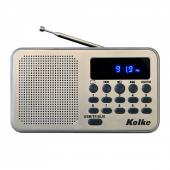 Radio AM/FM Kolke con Batería Recargable KPR-364