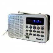 Radio AM/FM Kolke con Batería Recargable KPR-364