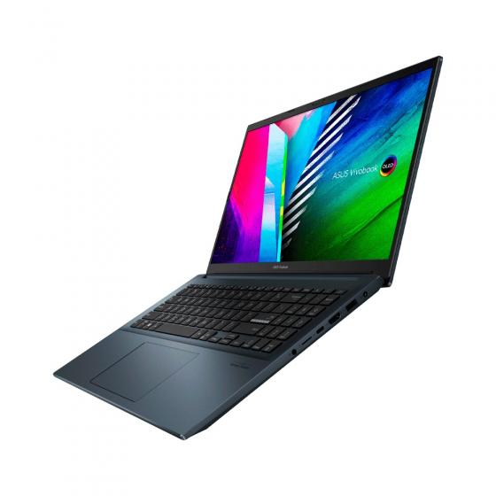 Notebook ASUS Vivobook Pro AMD Ryzen R7 4.4 GHz / Memoria RAM 16GB / 512 GB M.2 NVMe PCIe 3.0 / NVIDIA RTX 3050 4GB / Pantalla OLED FHD 15.6\