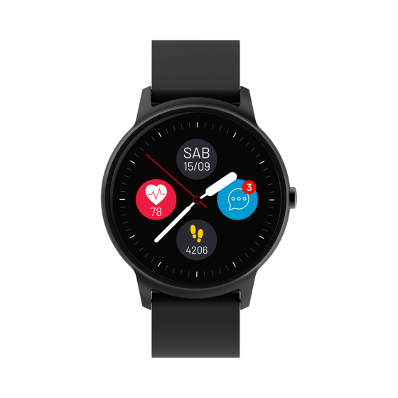 Smartwatch Multilaser ES352 Viena Negro Android / ios / bluetooth / hora / lector Msm
