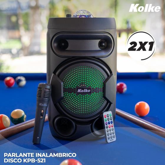 Parlante Inalámbrico Disco KPB-521 2X1