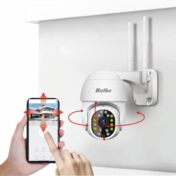 Cámara Kolke para Exterior PTZ inalámbrica KUC-535