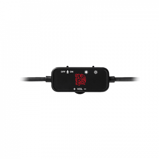 Auricular Con Microfono Gamer 3.5mm / USB / RGB Pulse G100  HT-PLS-ANECBK-28 Thermaltake
