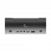 Sound Bar Xtech XTS-650 Styx 30w / Bluetooth / Msd / USB / Reloj / Alarma / Color Negro