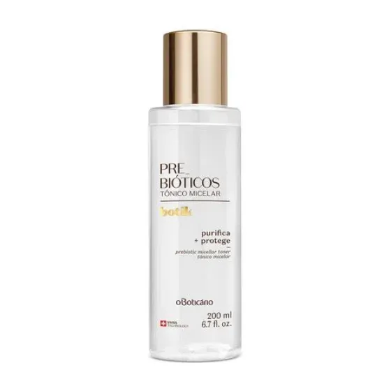 Tonico Facial Agua Micelar oBoticario Prebiotico Botik 200ml 77147