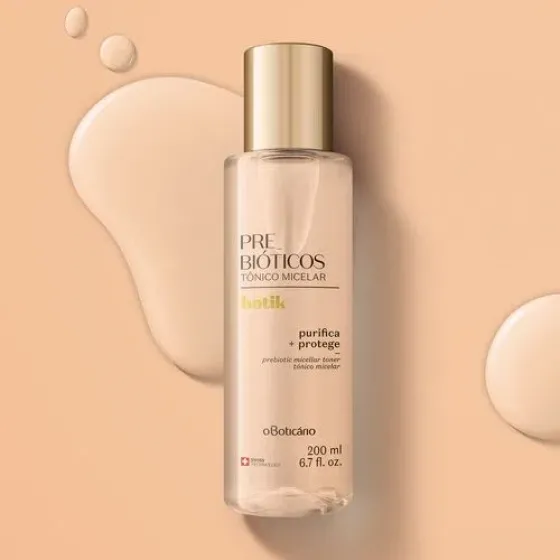 Tonico Facial Agua Micelar oBoticario Prebiotico Botik 200ml 77147