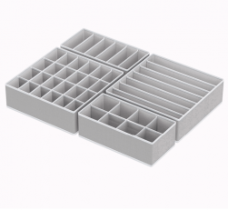 ORGANIZADOR DE CAJON DECOTEAM SET 4PCS