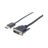 Cable Displayport/dvi 152143 Hd/60hz/negro/bolsa