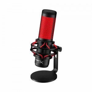 Microfono Hyperx Hx-micqc-bk Quadcast Rojo 2m 48khz/16-bit