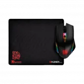 Mouse + Pad Gamer Thermaltake Usb Talon Elite Pro Rgb 5000dpi Mo-ter-wdotbk-0