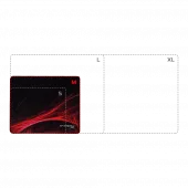 Mousepad Gamer Hyperx Hx-mpfs-s-m Fury S Pro Speed Mediano Negro/rojo
