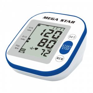 Medidor de presión digital Mega Star HTS66 para brazo color blanco