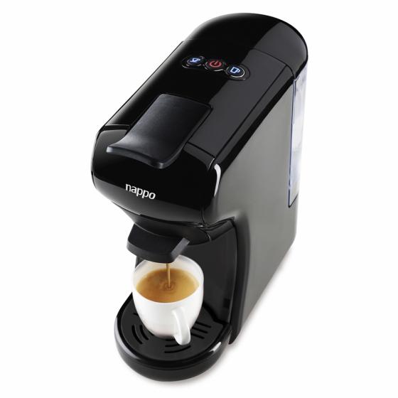 Cafetera de Capsulas Nappo Compatible Nespresso, Dolce Gusto y Café en polvo 3 en 1 NEC-139