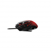 Mouse Xtech Usb Xtm-m520sm Spiderman 2400dpi/3d/7 Bot/negro