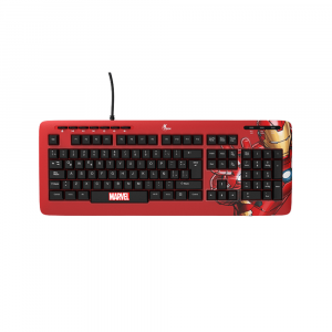 Teclado Xtech Usb Xtk-m401im Iron Man Esp/rojo/multimedia