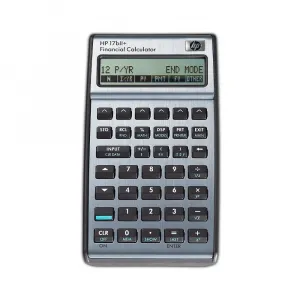Calculadora Financiera Hp 17bii+ 2 Lineas Formato Vertical Plata