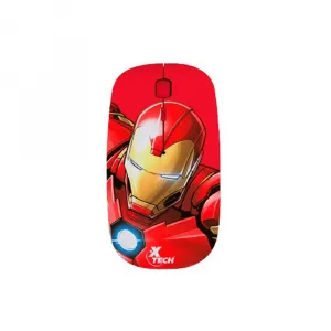 Mouse Xtech Wireless Xtm-m340im Iron Man Xtech 1600dpi/4 Bot/rojo