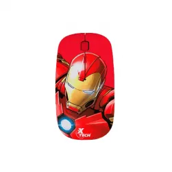 Mouse Xtech Wireless Xtm-m340im Iron Man Xtech 1600dpi/4 Bot/rojo
