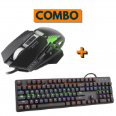 COMBO Teclado Gamer Tánatos Kolke KGT-491 + Mouse Gamer Kolke Poseidón KGM-499