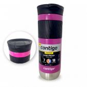 Depilador Femenino Multilaser EB079 Bivolt Rosa + Contigo SnapSeal - Termo-taza 591 ml Fucsia