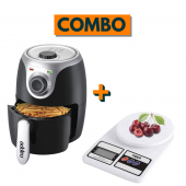 Freidora sin aceite Air Fryer 2L NAPPO NEF-133 + Balanza electrónica de cocina Nappo NEB-090