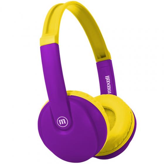 Auriculares Bluetooth para niños Maxell HP-BT350 color purpura
