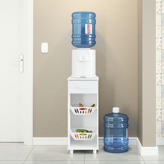 Mueble Frutero Politorno Multiuso Compacto para Bebedero Blanco Consumer