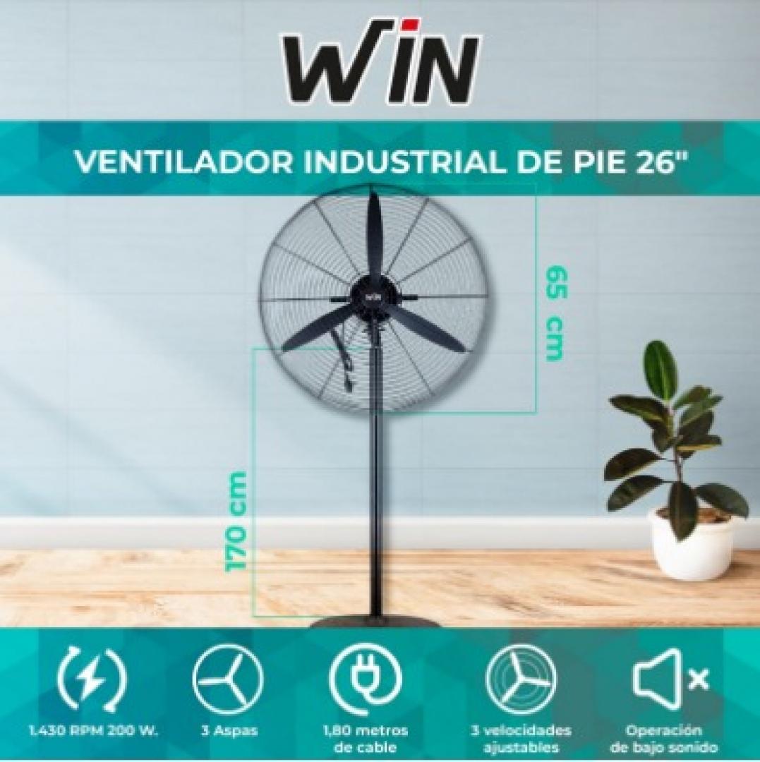 Ventilador de Pie Industrial WIN 26