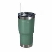 VASO TERMICO C/SORBITO 560ML AC.INOX VERDE SELECTA