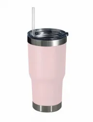 VASO TERMICO C/SORBITO 560ML AC.INOX ROSA SELECTA