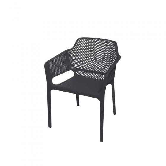 Silla Vega LEVEL con posabrazos 1104 Negro