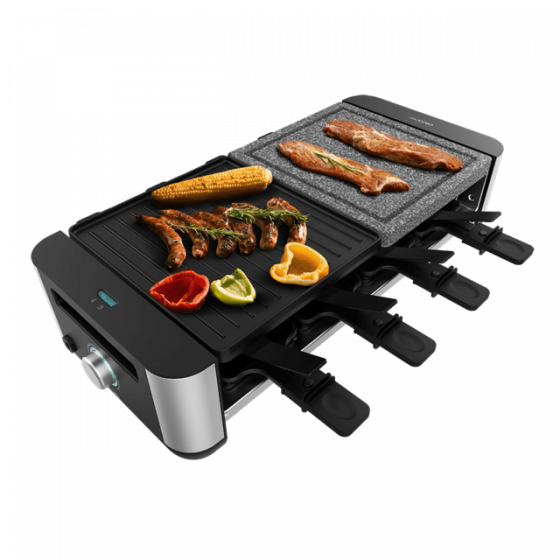 RACLETTE CHEESE&GRILL CECOTEC 16000 INOX ALLSTONE