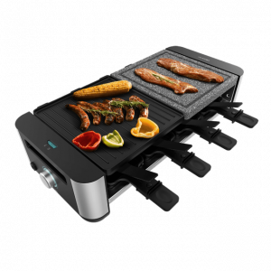 RACLETTE CHEESE&GRILL CECOTEC 16000 INOX ALLSTONE