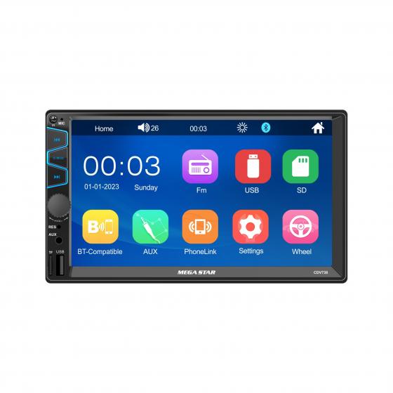 RADIO AUTO MEGA STAR MULTIMEDIA PANTALLA 7 TOUCH CDV738