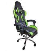 SILLA GAMER LEVEL VERDE HB-GC01 CON REPOSAPIE